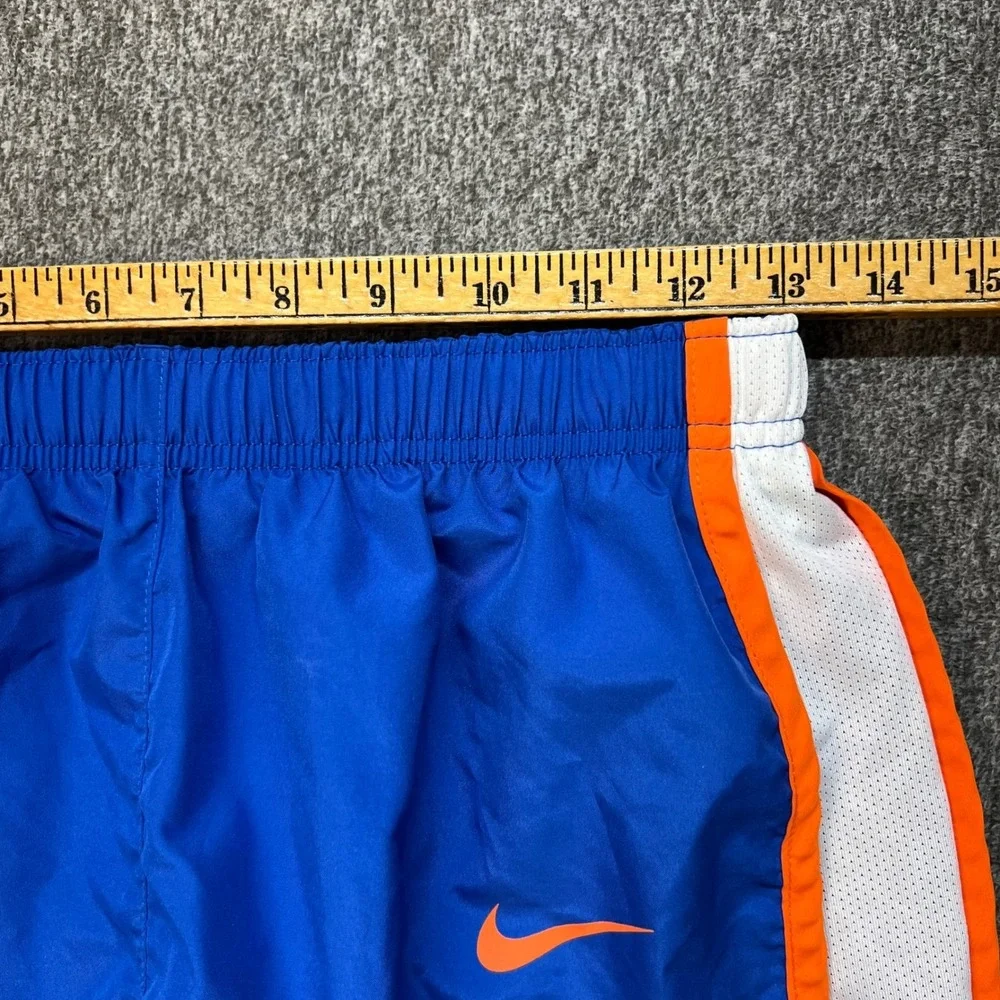 Nike Dri Fit Running Shorts Boise State Broncos Blue Orange Womens Size S